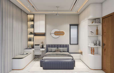 KID'S ROOM 
SIZE: 13'-0"X 11'-0"
ASHIANA GARDEN EG-27
 #BedroomDesigns #KidsRoom #FalseCeiling #furnitures #tvunits #WallDesigns