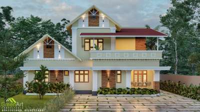 Proposed design for upcoming 4bhk house
Location: Poovathoor, Thrissur dist

#new_home #KeralaStyleHouse #greenart #Thrissur #thrissurbuilders #homesweethome #homedesignideas #homedesignerslife