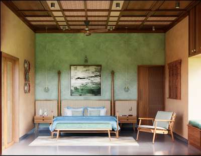 Proposed bedroom interior for residential project @ Bangalore, Karanataka, India
#TraditionalHouse  #intterior  #KeralaStyleHouse  #Architectural&Interior  #mudplaster  #FalseCeiling  #sustainablearchitecture  #naturefriendlyhomes  #HomeDecor  #BedroomIdeas  #BedroomCeilingDesign  #ecofriendlydesigns  #naturefriendlydesign