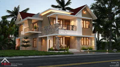 Double storey 3D Home elevation
client  : Mr Abbas