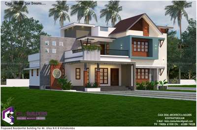 Our Proposed Work @ Koothattukulam......
💜🤍cianbuilders🤍💜
Happy Client Of CIA 'n' Builders.....
Client :
Mr. Ullas
Koothattukulam
Ground Floor - Verandah, Pooja, Formal Living Room, Dining, Kitchen, Working Kitchen, Store, 2 Bed With Attached Dress & Toilets, Study Area, Common Wash, Open Patio.
First Floor - Upper Launch, 2 Bed Room With Attached Dress & Toilets, Common Balcony.
Total Area - 2423 Sq.Ft
#cianbuilders #architecture #interior design #construction #contractor #civil engineering #alteration #house renovation #carpentry #builder #real estate #home maintenance #home decor #landscaping #interior architect #dream nest creator #vaasthu consultation # vaasthu architecture #interior decor #traditional architecture