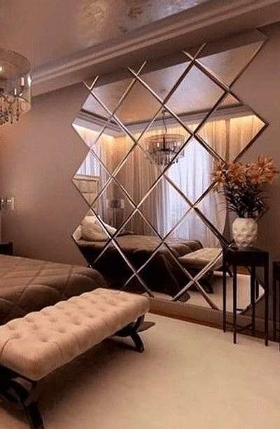 mirror glass wall panel