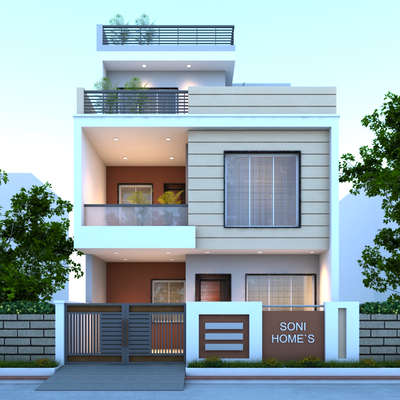 residential duplex house