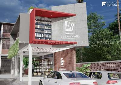 #upcomingproject #commercial_building #foreseedesigns #Pathanamthitta #adoor #Kozhikode #facadedesign