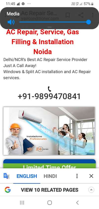 AC repairing maintenance service Noida NCR split AC and window fridge repairing Noida