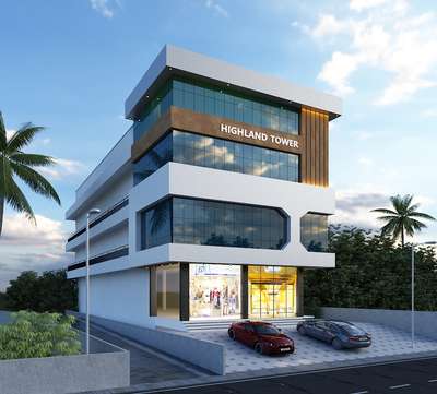 Commercial Building 3D View