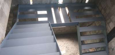 #metal ready made staircase  #
