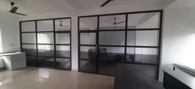 Aluminium glass partition contact 7306405070 

 #offices  #interriordesign #Ernakulam #costeffective #custominterior #glasswork #longlife #officeblind   #Interior_Work