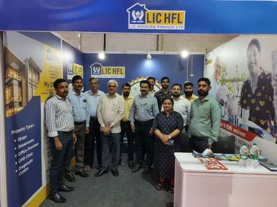 At Credai Property Expo with LIC HFL officials in Kochi