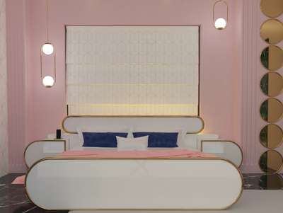 3D render ,Bed room 
theme Art deco. #InteriorDesigner  #HouseDesigns #LUXURY_INTERIOR #themedesign