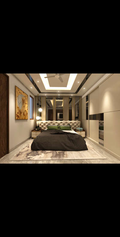 Bedroom designed by Polo Living 
 #BedroomDecor  #BedroomDesigns   #pololiving  #polospaces  #decentdesign  #interiør  #lightingideas  #interiorismo  #elegantdecor  #bedroomfurniture  #tvunitinterior  #console  #WardrobeIdeas  #WardrobeDesigns