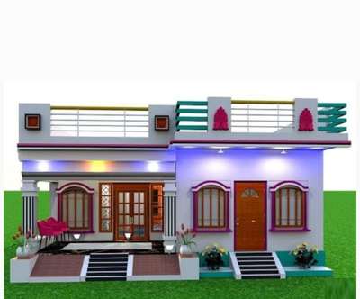 Village Home Design  #ElevationHome #villagehouse #villadesign