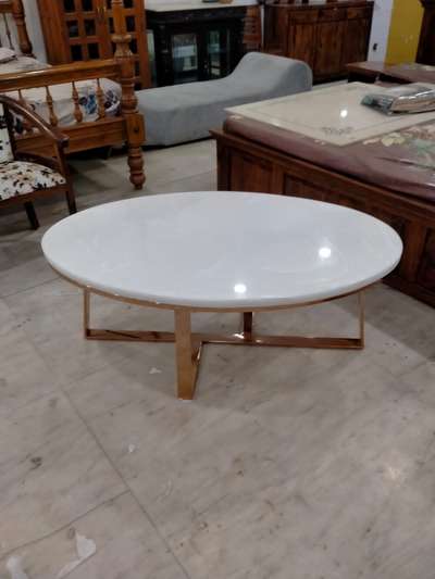 dilivered centre table ss pvd coated