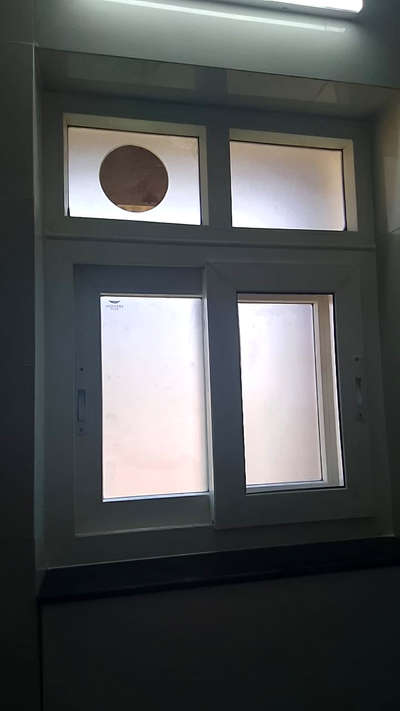 Upvc kitchen window sliding with ex fan  # +918860608818