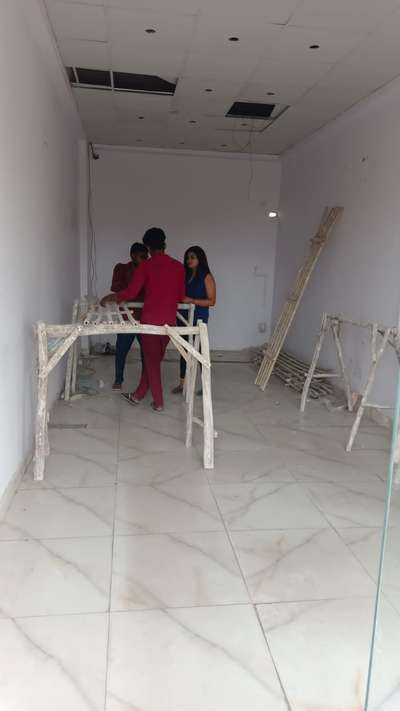 Office renovation work in process step by step posts  #koloapp #InteriorDesigner #officeinteriors #rajnagar