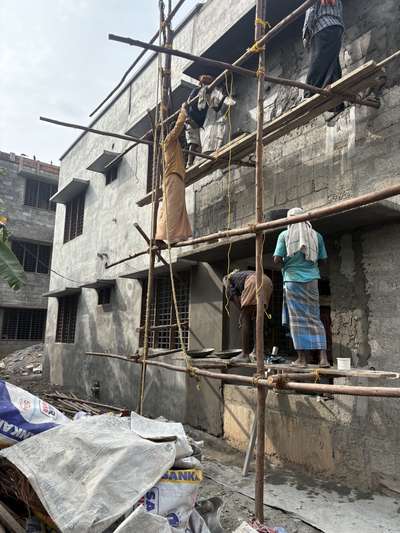 2 villa plastering work