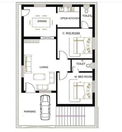 25'x50' ground floor plan