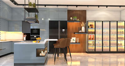 Island kitchen pantry view
 #islandkitchen #pantrydesign #ModularKitchen