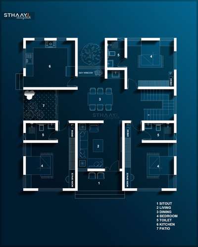 Beautiful Budget Home plan 🏠🏡3BHK 🏕 plot : 3.5cent 🏠Design: @sthaayi_design_lab

■ GROUND FLOOR ■
 ●Sitout
 ●Living
 ●3Bedroom ●3attached 
 ●Dining 
 ●Kitchen 
 ●Patio 
 
.
.
.
.
#khd #keralahomedesigns
#keralahomedesign #architecturekerala #keralaarchitecture #renovation #keralahomes #interior #interiorkerala #homedecor #landscapekerala #archdaily #homedesigns #elevation #homedesign #kerala #keralahome #thiruvanathpuram #kochi #interior #homedesign #arch #designkerala #archlife #godsowncountry #interiordesign #architect #builder #budgethome #homedecor #elevation #plan #1517