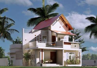 #HouseDesigns #Thrissur #viralkolo #3d #render3d3d #HouseDesigns #KeralaStyleHouse #tropicalhouse #CivilEngineer #Architect #koloapp