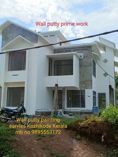 Wall putty painting sarvies Kozhikode Kerala mb no 9895553172#wall putty #WallPainting #painting #Kozhikode putty