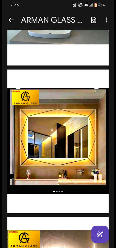 led mirrors 3 light