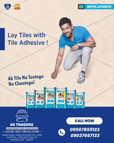 Lay Tiles With Tile Adhesives!!!

 #myklatricrete  #tileadhesive