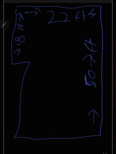 is size ki drawing chahie Ghar ki