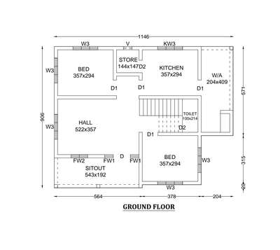 2d plan
2bhk
sqft1065
location:malappuram
 #2DPlans #2BHKPlans