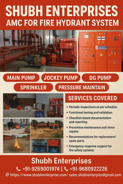 Shubh Enterprises is the Trusted Name in Fire Safety, Insulation, Earthing, and Industrial Maintenance in Jaipur

In today's fast-paced industrial and commercial landscape, safety and sustainability are not optional—they are essential. When it comes to fire safety equipment in Jaipur, insulation material suppliers, fire AMC Jaipur, chemical earthing, and industrial maintenance services in Rajasthan, one name stands out: Shubh Enterprises.

Located in the heart of Jaipur, Shubh Enterprises has built a reputation over the years as a one-stop solution for safety, performance, and compliance. From supplying high-quality fire extinguishers to conducting fire safety training in Jaipur, the company offers a broad spectrum of services designed to protect life, property, and industrial investments.
Insulation Material Supplier Jaipur – Thermal and Acoustic Protection

Shubh Enterprises is also a leading insulation material supplier in Jaipur, providing high-performance materials for energy save