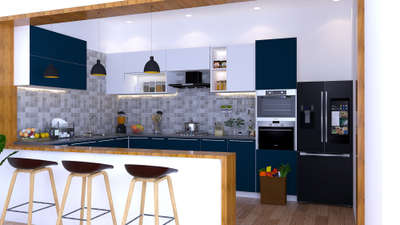 #InteriorDesigner #3dkitchen