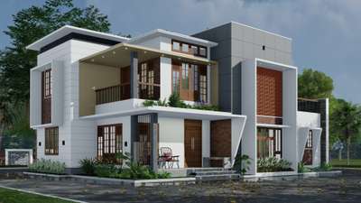 #newsite #new_home #newwork  #3DPlans  #exteriors #kerala_architecture