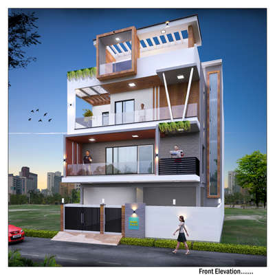 noida house elevation