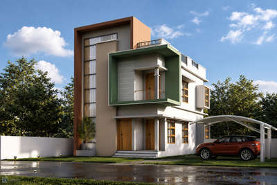 Compact living crafted with comfort ✨
1200 sqft residence designed on a 3.2 cent plot for client Mr. Midhun at Poovangal, Calicut 🏡 












 #3centPlot  #KeralaStyleHouse  #keralahomedesignz