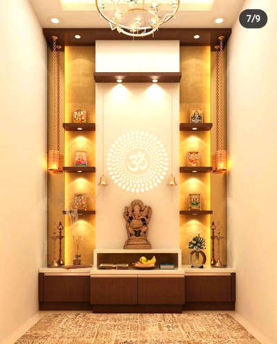 Mandir for our villa site in Ghaziabad. 
Contact us today for your interior design work. 
We are a team of architects and interior designers working with the best contractors across Delhi-NCR.