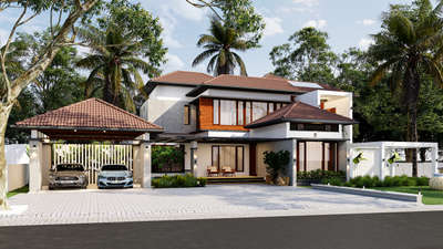 Residence For Mr. Shamseer and Family at cherakkuparamb, Angadippuram. 
. 
. 
Area : 3246Sqft
. 
. 
. 
 #rplusaarchitects #KeralaStyleHouse #keralahomedesign #Architect #perinthalmanna #bestarchitectsinperinthalmanna #toparchitectsinperinthalmanna #keralaarchitectures #HomeDecor #homesweethome #homeplan #homedesigns #keralaplanners #keralahousedesign  #Malappuram #kerala