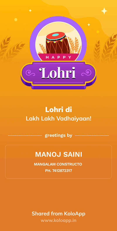 #Lohri #happylohri #mangalm #constructioncompany #InteriorDesigner #Architect #Contractor #HomeAutomation #smart_switches