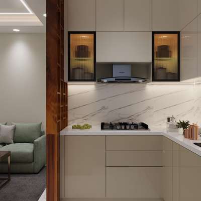 Kitchen designing as per theme.

 #KitchenInterior #ModularKitchen #themebased #beigeaesthetic  #koloapp