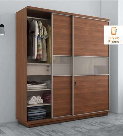 Sliding wardrobe 8×4 Ft.

Please provide rate for labour only & labour + Material