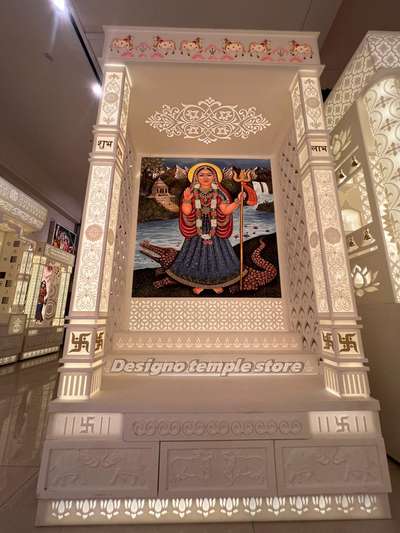 Divine vibes meet modern design. Presenting our customized colorful Corian mandir with a stunning backlit glow. 
.
.
.

🌐 www.designotemplestore.com
📍 Mangaldas Shopping Centre, 25/26, UM Rd, Gandhi Kutir, Surat, Gujarat 395006
.
.
.
.
#HomeTemple #SpiritualSpace #corianmandir #mandirstore #mandirdesign #designotemplestore #cnc #luxurymandir  #koloapp  #kolopost  #koloviral  #kolomaterials