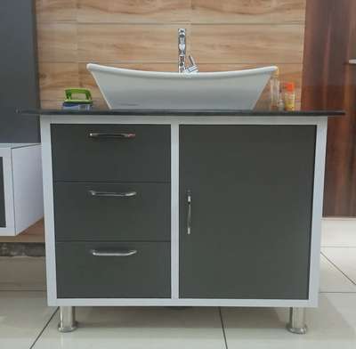 #vanitycounter 
made Up Of Aluminium Section And With AcP Sheets...