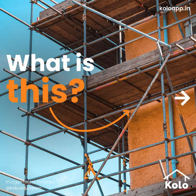 Today's construction word of the day - Scaffolding 

Ever heard of this term? 

Learn new words of home construction with our Word Of The Day series on Kolo Education 🙂👍🏼 

Learn tips, tricks and details on Home construction with Kolo Education If our content has helped you, do tell us how in the comments ⤵️

Follow us on @koloeducation to learn more!!!

#education #architecture #construction #wordoftheday #building #interiors #design #home #interior #expert #koloeducation #wotd #scaffolding