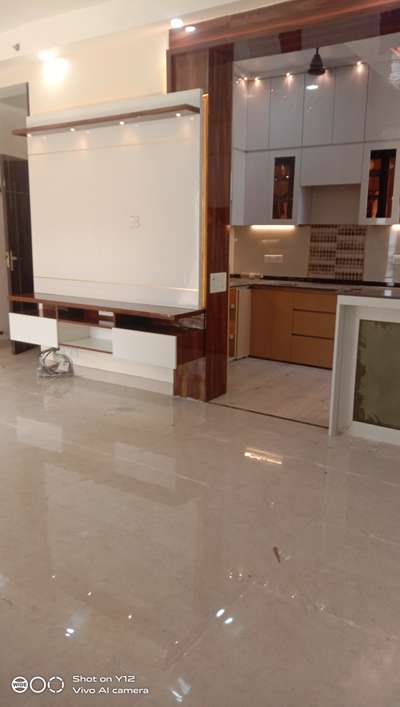 new design l c d panal and modular kitchen