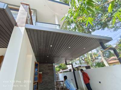 car porch..ACP sheet work with New Model waterproof ceiling work