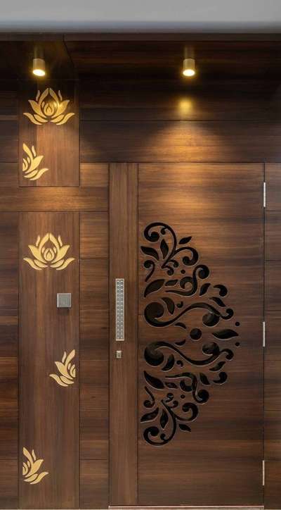 Door design for Radha Krishna Builders.