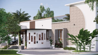 Residence Renovation  #exteriordesigns #exterior3D #Residencedesign #residencerenovation #KeralaStyleHouse #keraladesigns #residenceproject #residencedesigns