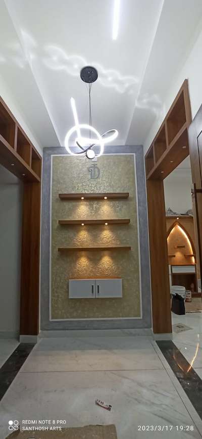 total cost for foyer wall
= 15000/-