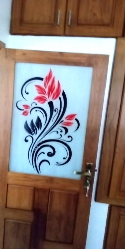 Hall To Kitchen Customised Glass Door 🤎