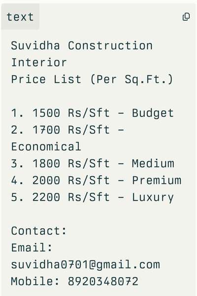 rate list
https://suvidha-construction.grexa.site/