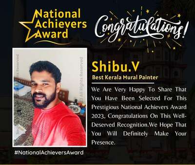 National Achievers Award 
Kerala mural paintings